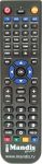 Replacement remote control for 25M04V7001