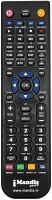 Replacement remote control CARINA TVC 25'