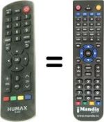 Telecomando equivalente HVS53288
