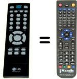 Télécommande équivalente LG CB 20K40