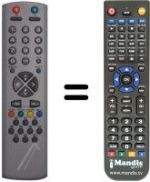 Télécommande équivalente Techwood TK2907RF