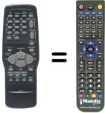 Replacement remote control World WR512