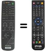 Telecomando equivalente RMT-D109P