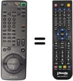 Gleichwertige Fernbedienung Sony SLV-E 710 VP