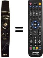 Télécommande équivalente LG 47LX9500