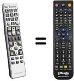 Télécommande équivalente Kathrein UFS822SW
