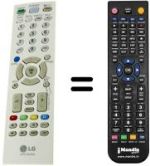 Télécommande équivalente HVS51375