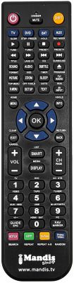 Télécommande équivalente Telefunken 8373 Télécommande équivalente Telefunken 8373