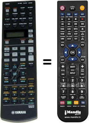 Gleichwertige Fernbedienung Yamaha V9272200