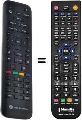 T&eacute;l&eacute;commande &eacute;quivalente RC2634201-01B