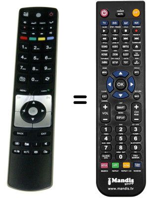 Gleichwertige Fernbedienung QILIVE Q 1527