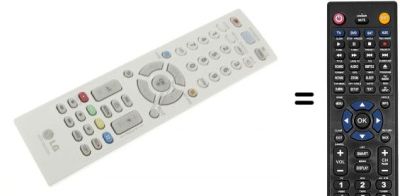 Gleichwertige Fernbedienung LG 42LW659S