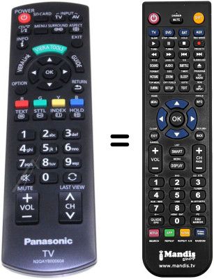 Gleichwertige Fernbedienung N2QAYB000604