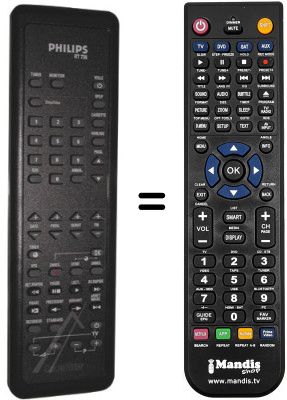 Telecomando equivalente Philips RT736