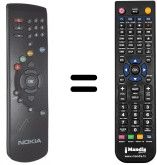 Telecomando equivalente HVS53624