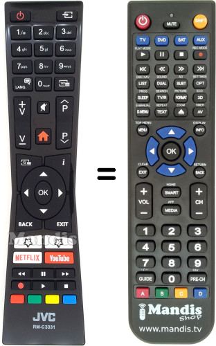 jvc remote control