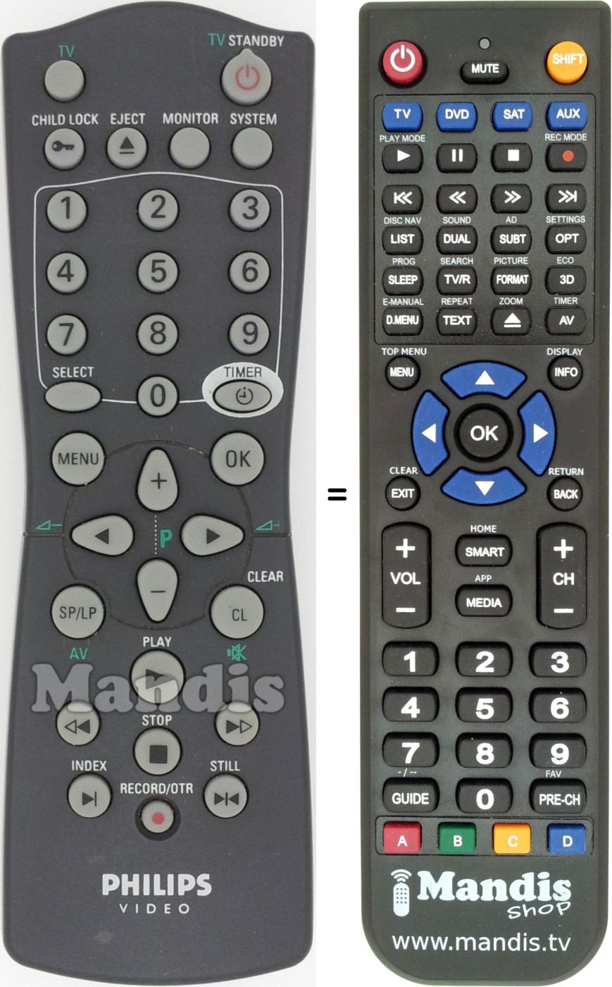 Replacement remote control 862266192101