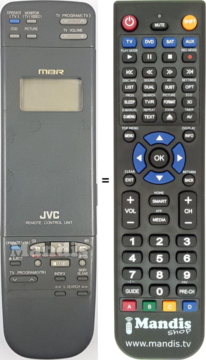 Telecomando equivalente R6AAUM-3