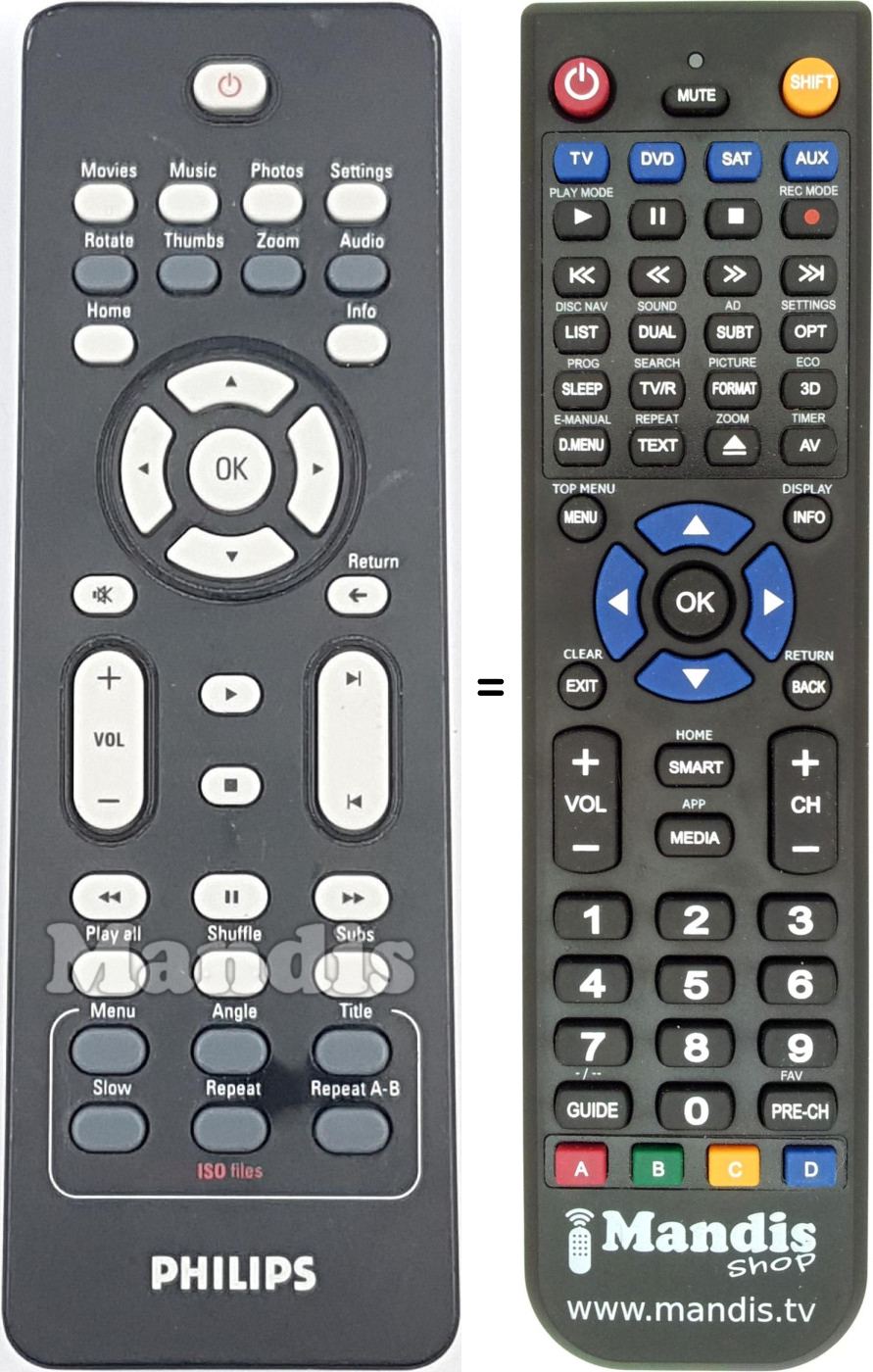 Replacement remote control RC202361801B