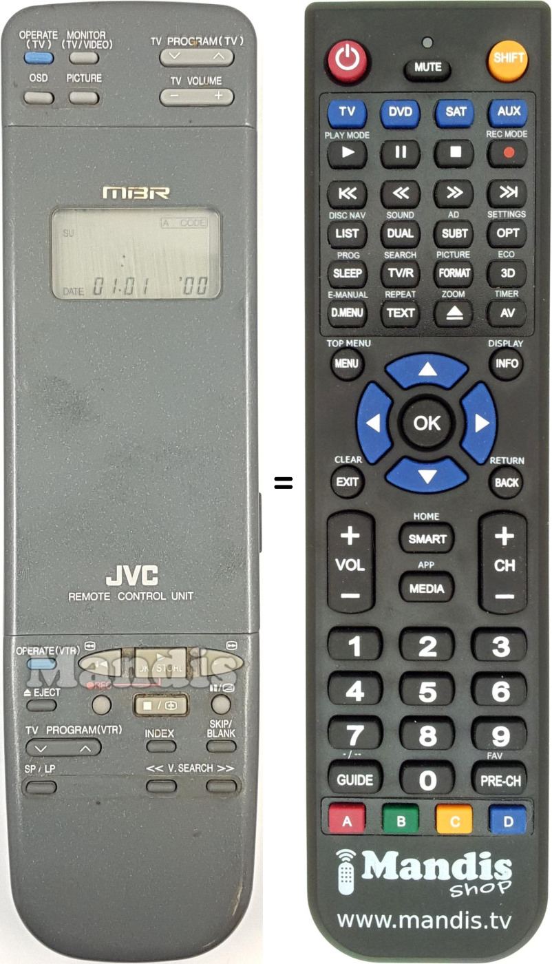 Telecomando equivalente REMCON2126
