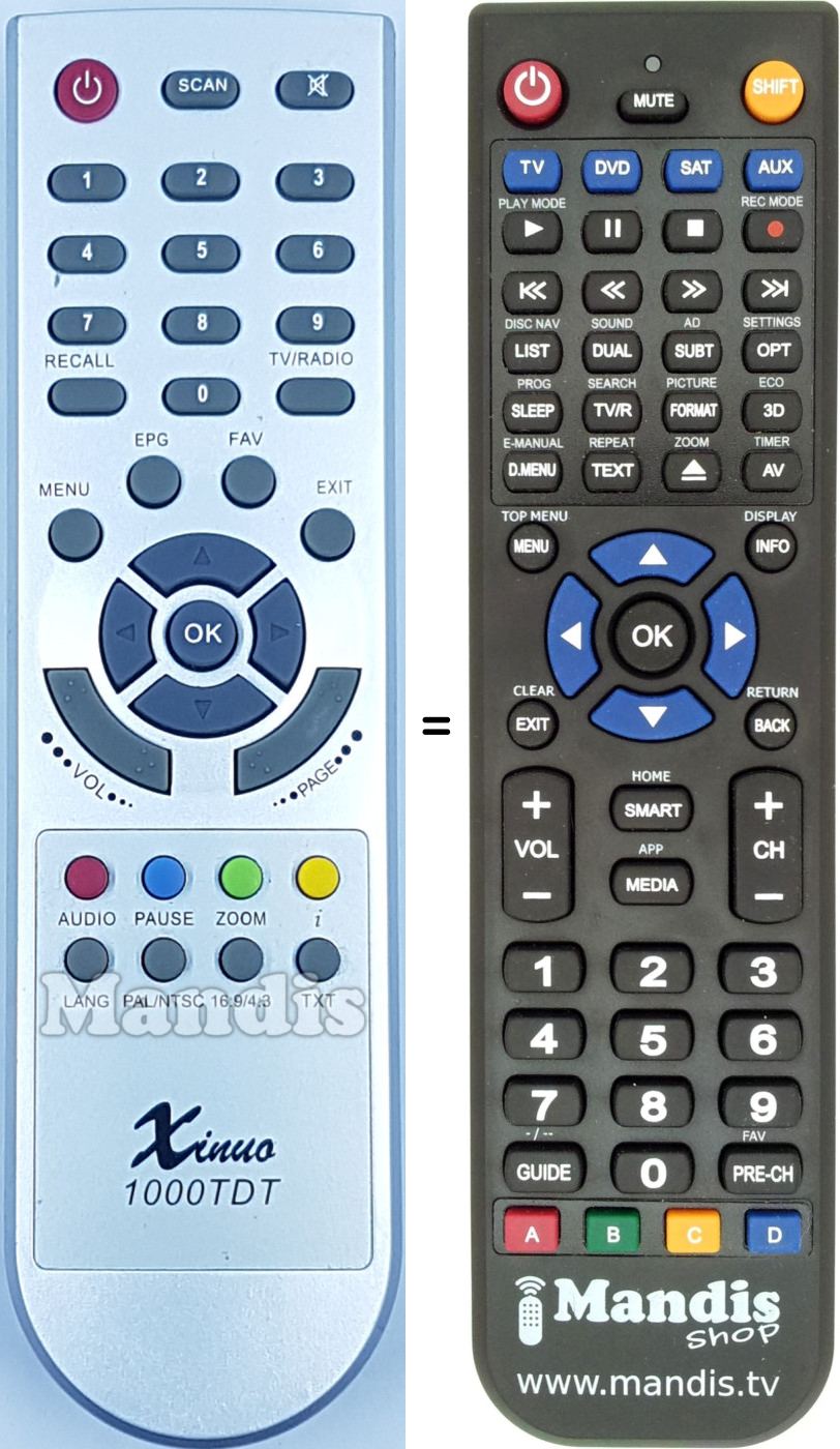 Replacement remote control KH6517