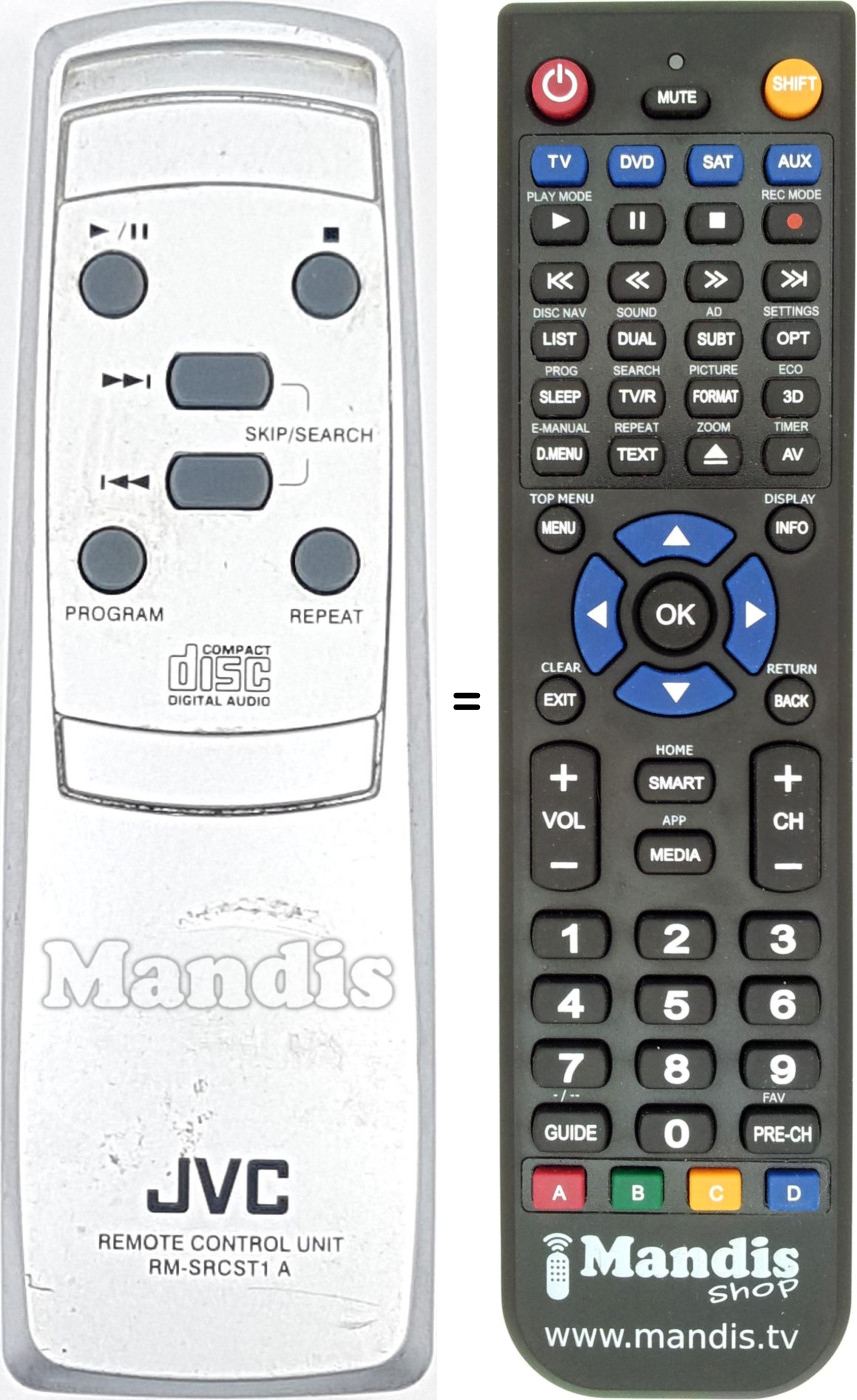 Telecomando equivalente RM-SRCST1A