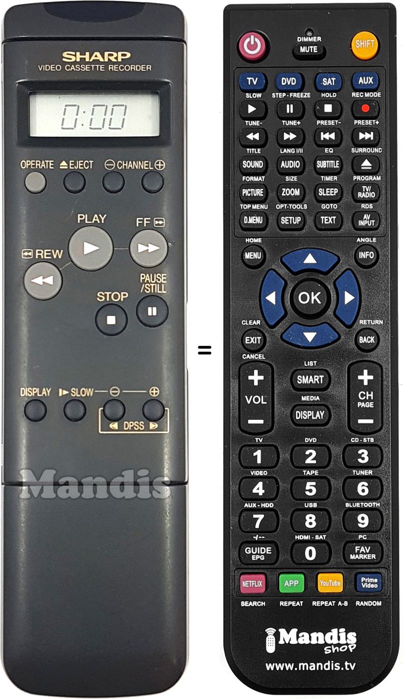 Telecomando equivalente RRMCG0982GESA