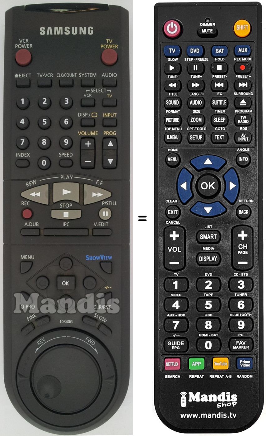Telecomando equivalente 10340G