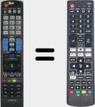 Universal remote control Universal TV LG