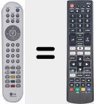 Universalfernbedienung Universal TV LG
