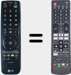 Universalfernbedienung Universal TV LG