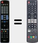 Télécommande universelle Universal TV LG