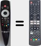 Télécommande universelle Universal TV LG
