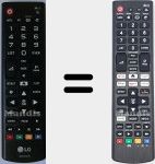 Télécommande universelle Universal TV LG