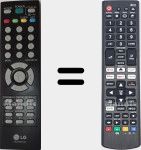 Universal remote control Universal TV LG