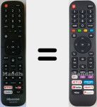 Télécommande universelle Universal TV Hisense
