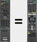 Télécommande universelle Universal TV Sony