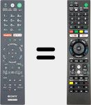 Télécommande universelle Universal TV Sony