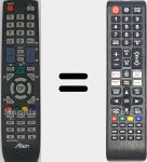 Télécommande universelle Universal TV Samsung
