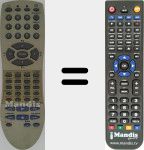 Télécommande pour remplacer 076R0JY020