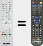 Ersatzfernbedienung für RC4875 (23284817)