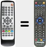 Replacement remote control for REMCON568