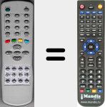 Replacement remote control for 510-011F