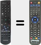 Replacement remote control for TP 90 V (720117131000)