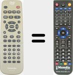 Replacement remote control for SE-R0049 (79078069)