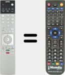 Replacement remote control for 89950A12