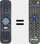 T&eacute;l&eacute;commande pour remplacer 398GR08BEPHN0026CR (996599004210)