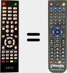 Telecomando sostituto di AKTV4620Smart