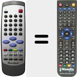 Télécommande pour remplacer REMCON225