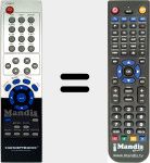 Replacement remote control for CMED3PLUS